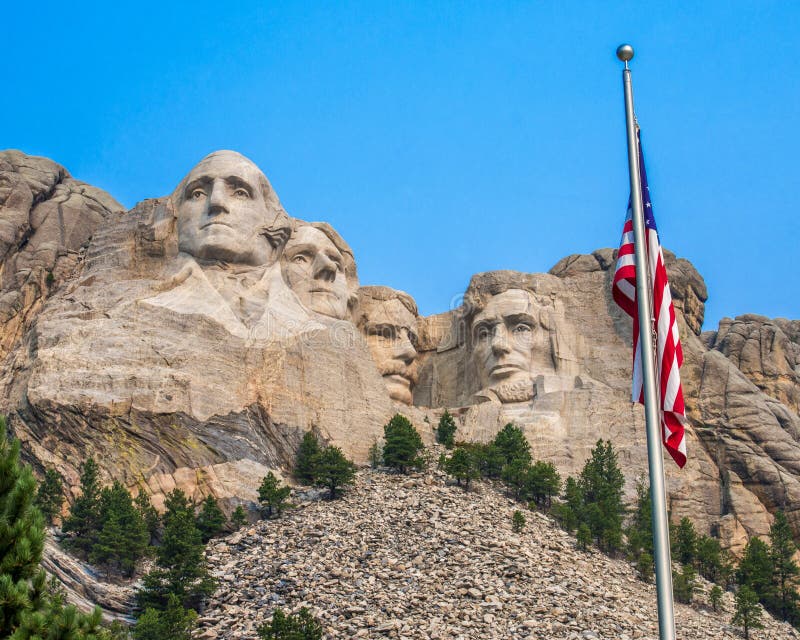 Mount Rushmore National Memorial Sculpture Editorial Stock Image