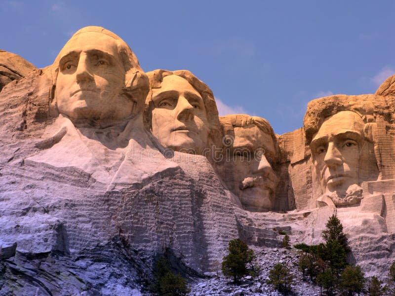 Mount Rushmore National Memorial in South Dakota royalty free stock photos