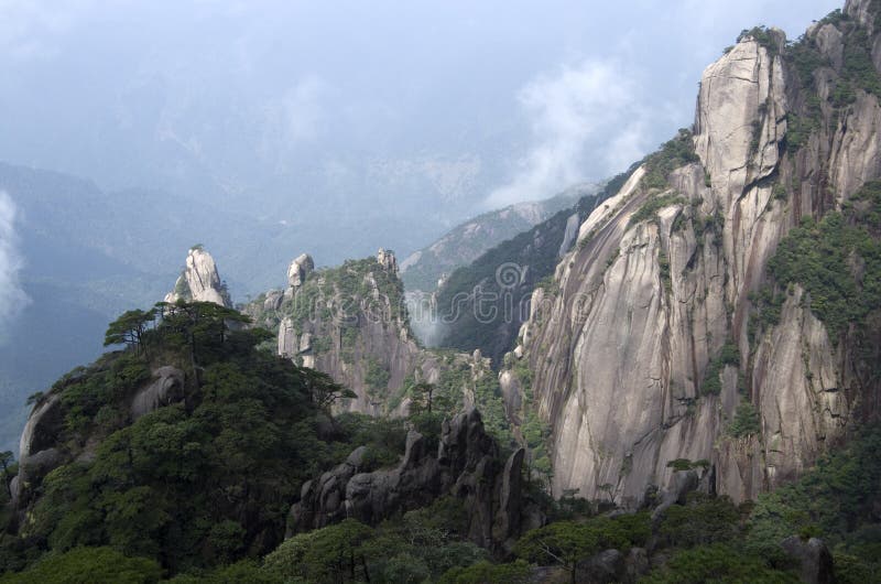 Mount Sanqing Sanqingshan Jiangxi China Stock Photo Image Of Rock