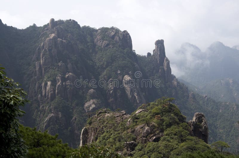 Mount Sanqing Sanqingshan Jiangxi China Stock Image Image Of Marble