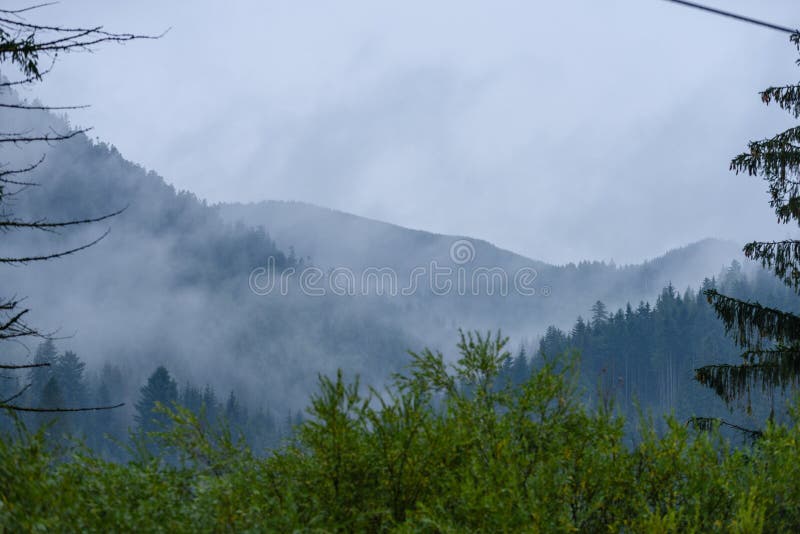 Mountain area view in slovakia