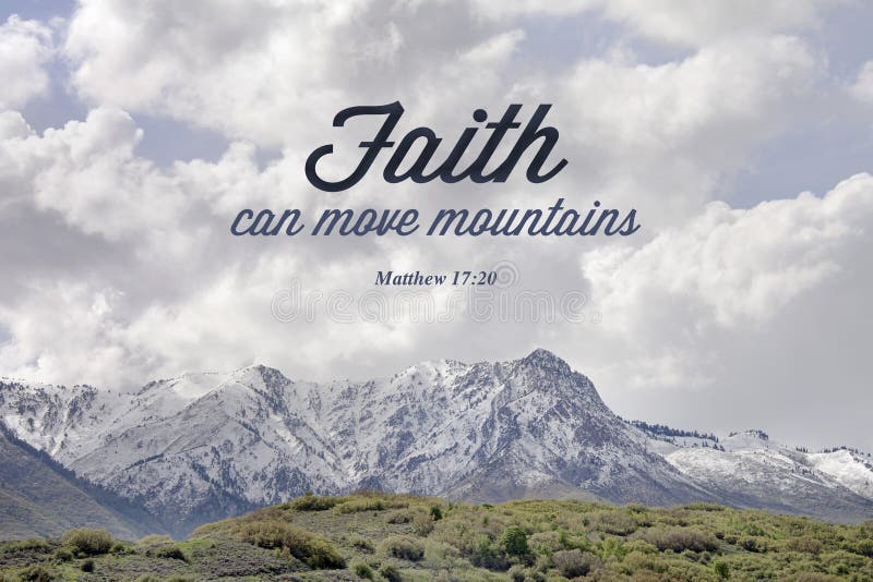 Mountain bible verse of matthew 17:20