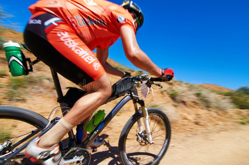 Mountain bike adventure competition stock photos Mountain bike adventure competition stock photos