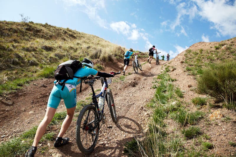 Mountain biking stock image. Image of brake, bicycle - 18468583