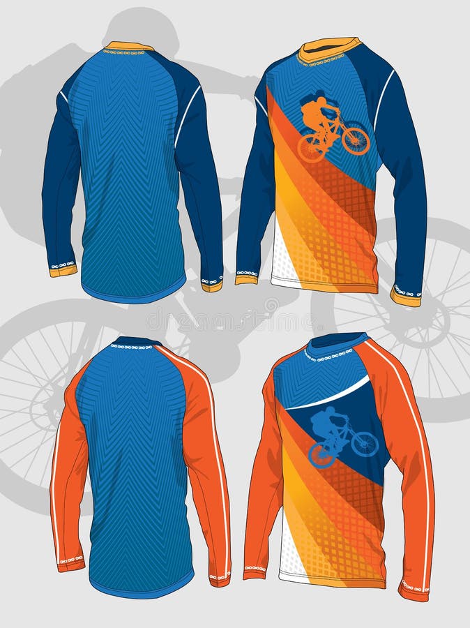 Jersey Design Extreme Cycling Mountain Bike Jersey Vector Sublimation Printing Stock Vector C Ternina 194365256