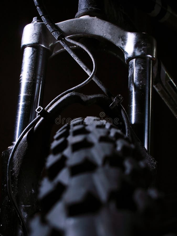 Mountain Bike Shocks stock photo. Image of absorber, bicycle 3067874