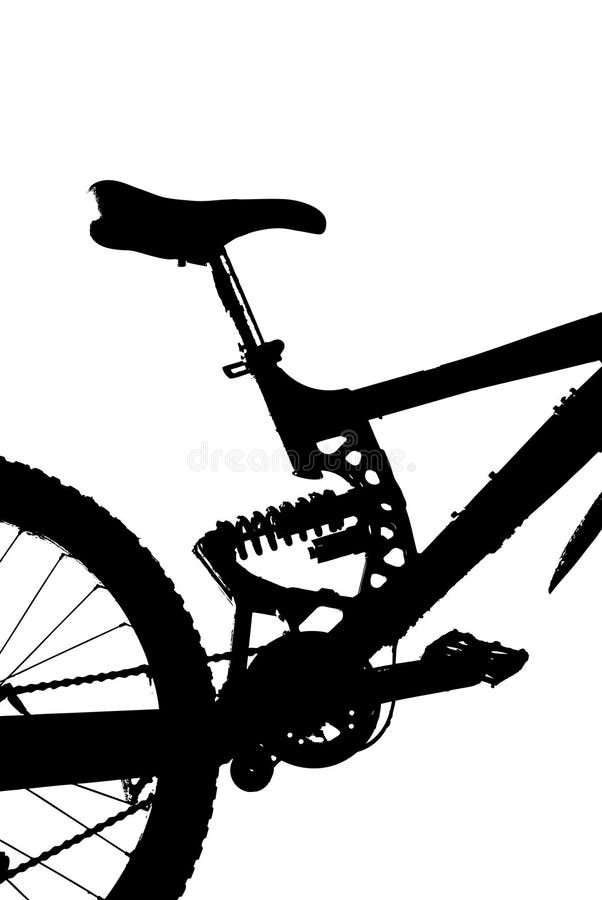Mountain Bike Racer Silhouette Stock Photo Image of cyclist, mountain