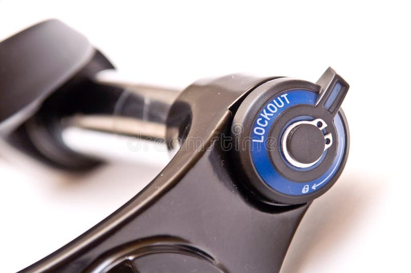 Mountain Bike Suspension Fork Stock Image Image of equipment, control