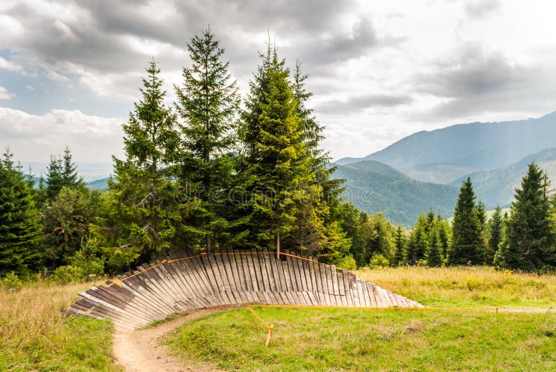 Mountain bike trail