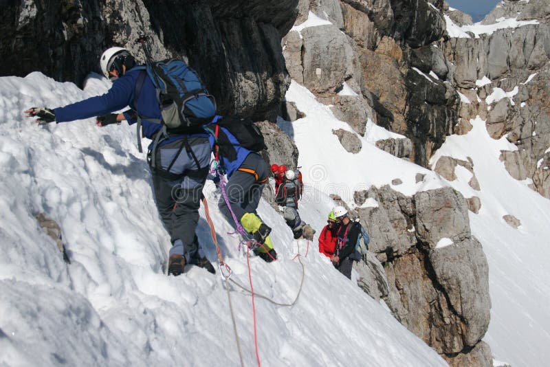 Extremo deporte montana.