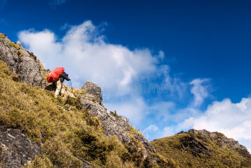Mountain climbing stock photo Mountain climbing stock photo