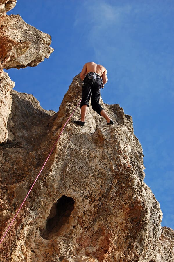 Mountain climbing at Guia