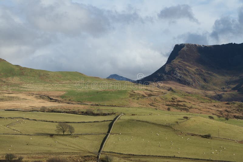 Mountain farmland.