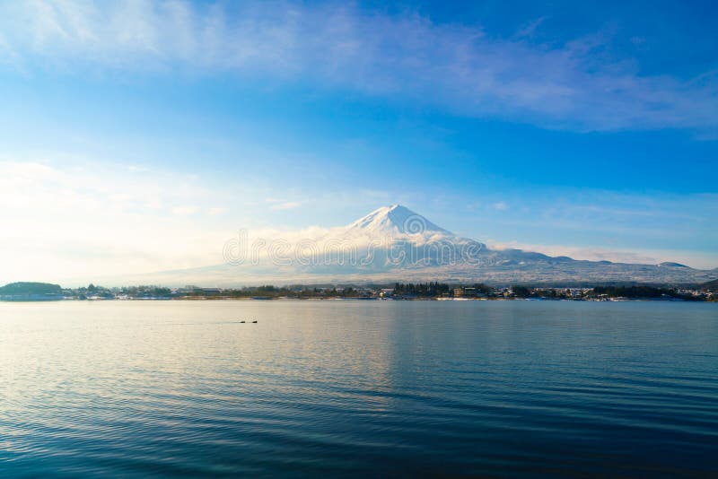 Mountain fuji and lake kawaguchi, Japan . royalty free stock image Mountain fuji and lake kawaguchi, Japan . royalty free stock image