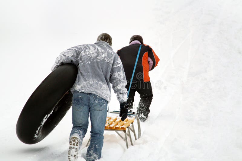 Mountain go up royalty free stock images