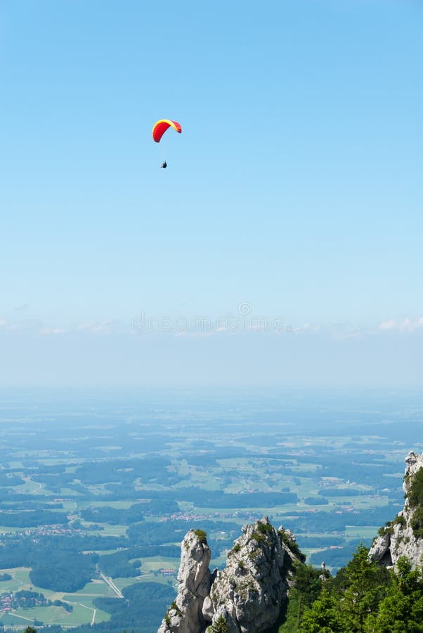 Mountain Hang Gliding stock photo. Image of mountaintop 31027038