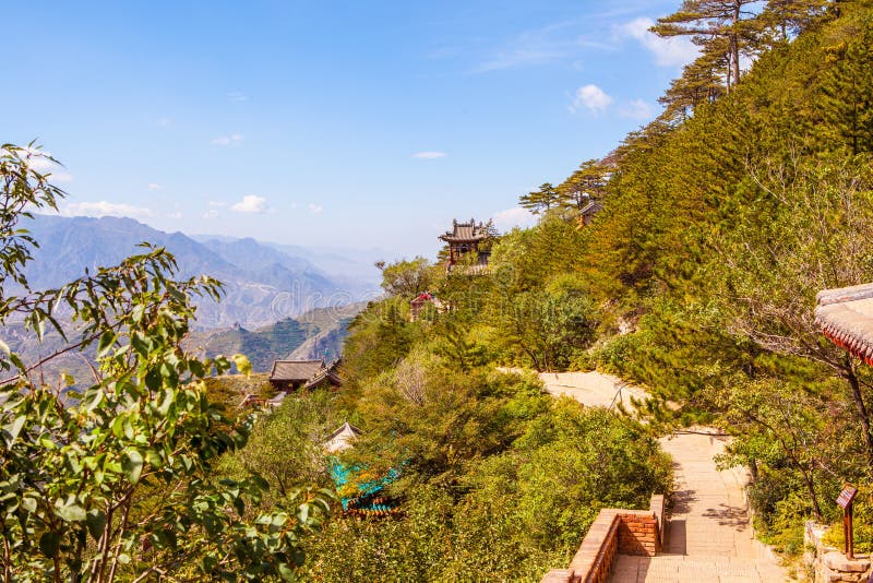 Mountain Hengshan(Northern Great Mountain) scene. stock image Mountain Hengshan(Northern Great Mountain) scene. stock image