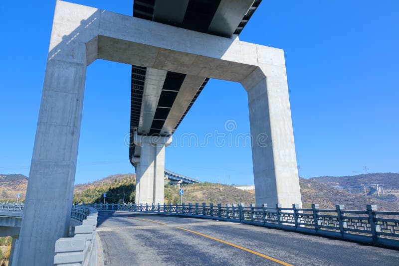 Mountain highway scenery