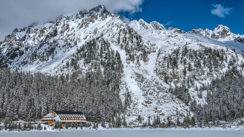 Hora zařízení poskytující ubytovací služby, vysoký tatry, Slovensko.