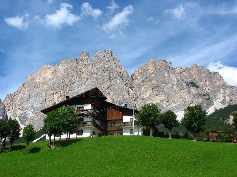 Mountain house in the Dolomites