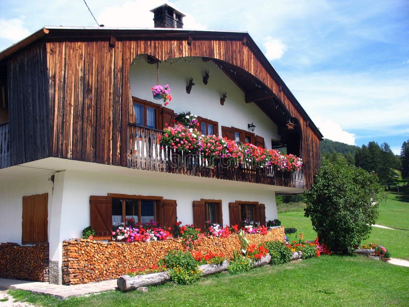 Mountain house in the Dolomites