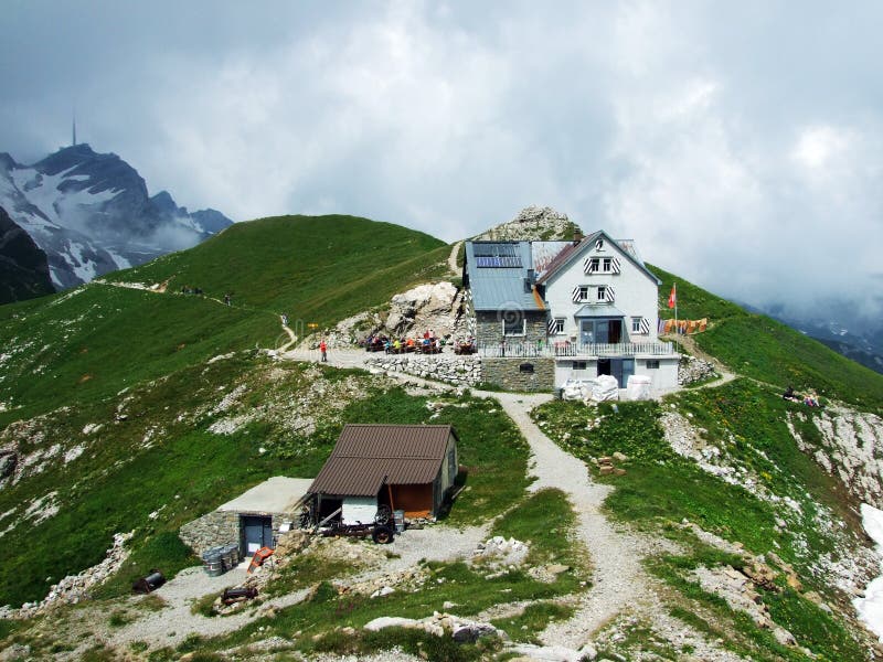 Mountain Hut or SAC-Hutte Zwinglipass or Zwinglipass Hutte, Sektion ...