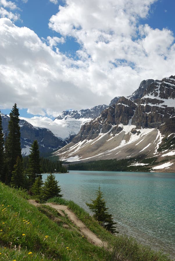 Mountain and lake