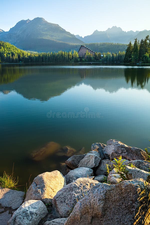 Mountain Lake In High Tatra Stock Image Image Of Highlands Mountains