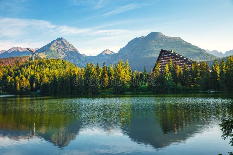 Mountain lake in High Tatra