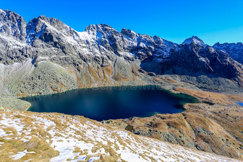 Mountain lake Hincovo pleso