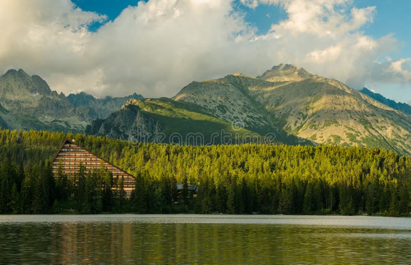 Mountain lake in National Park High Tatra, Slovakia