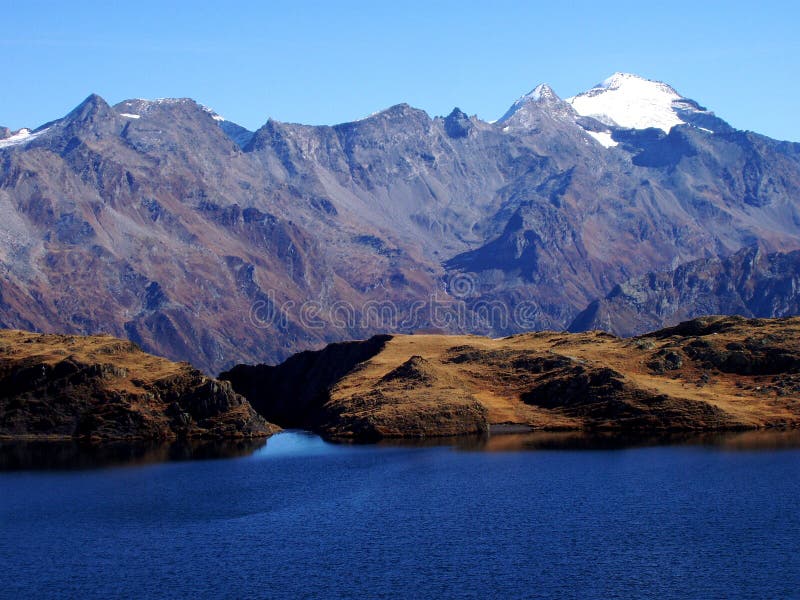 Mountain Lake Swiss Alps