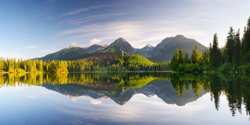 Mountain lake in Tatra Mountains