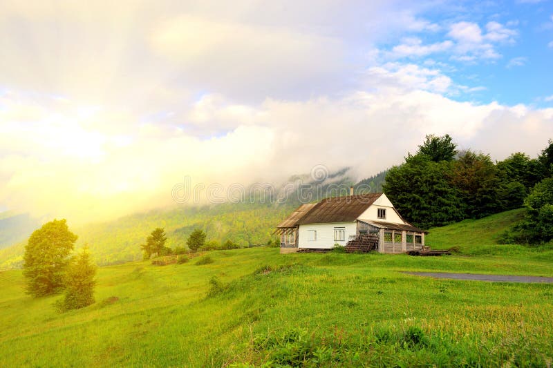 Mountain landscape royalty free stock photos