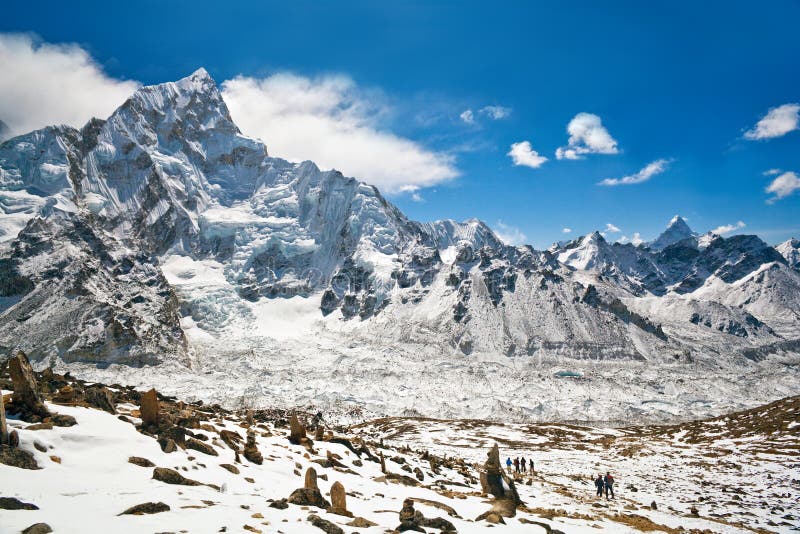 Mountain landscape in Everest Region, Nepal