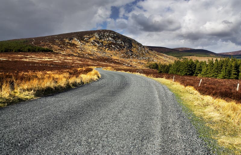 Mountain landscape road royalty free stock image Mountain landscape road royalty free stock image