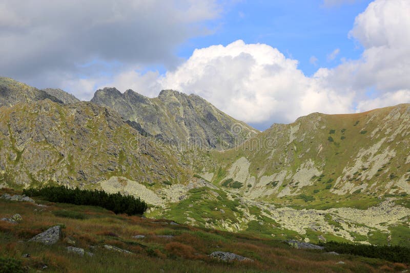 Mountain landscape in Tatras