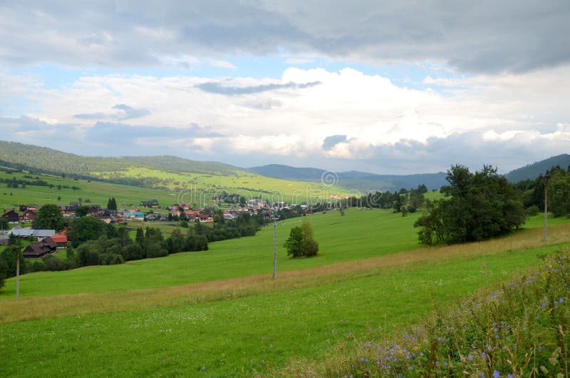 Horská krajina Tatry