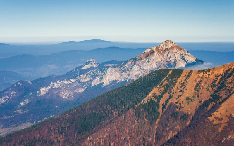 Mountain landscape in the Vratna valley.