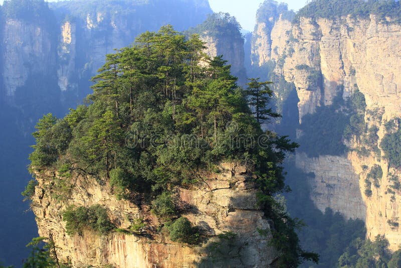 Mountain landscape of zhangjiajie