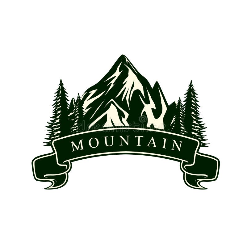 Mountain Logo, Vector Mountain Climbing, Adventure, Design for Climbing ...