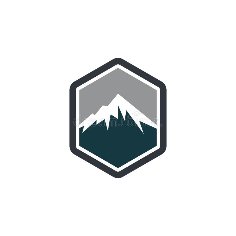 Mountain logo vector icon