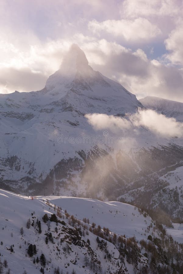 Mountain Matterhorn Zermatt Switzerland Stock Image - Image of ...