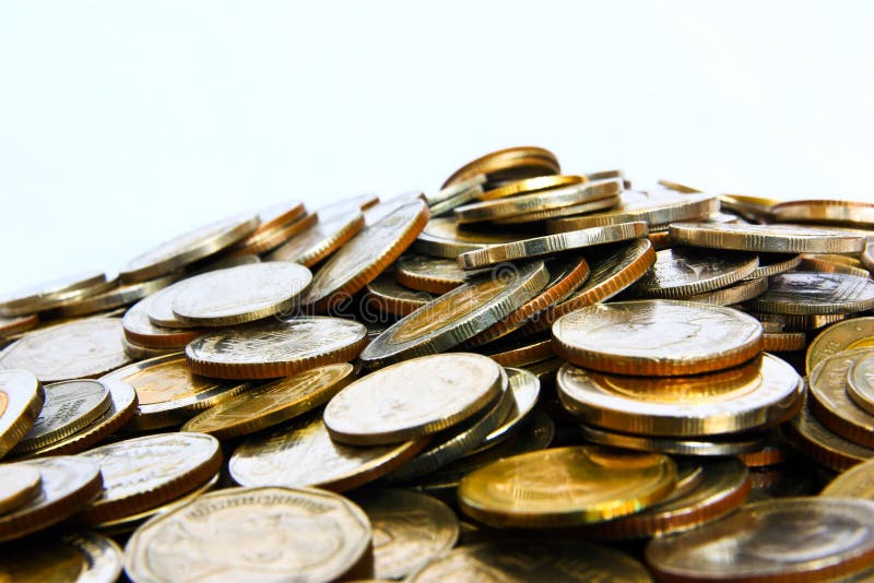 Mountain of money royalty free stock photography