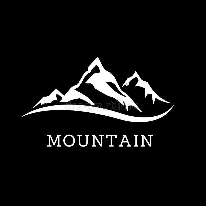 Mountain stock illustration. Illustration of brand, moustache 261627186
