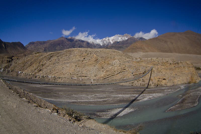 Mountain Nepal river