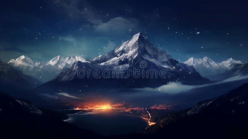 wallpaper for desktop, laptop | nv05-sunset-mountain-sky-cloud-nature