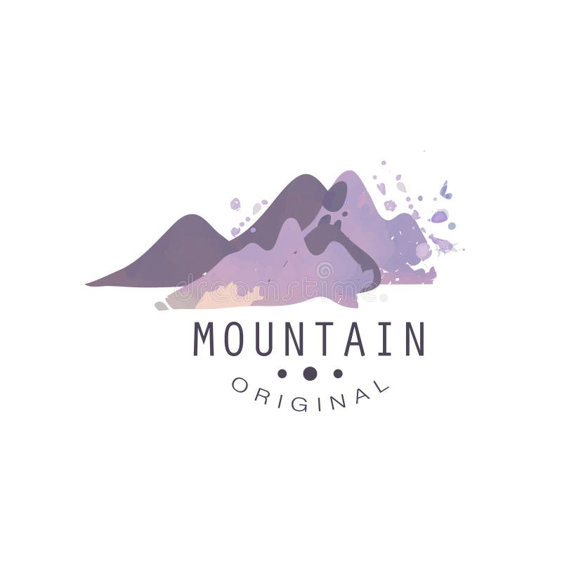 Mountain original logo, tourism, hiking and outdoor adventures emblem, retro wilderness badge vector Illustration royalty free illustration Mountain original logo, tourism, hiking and outdoor adventures emblem, retro wilderness badge vector Illustration royalty free illustration