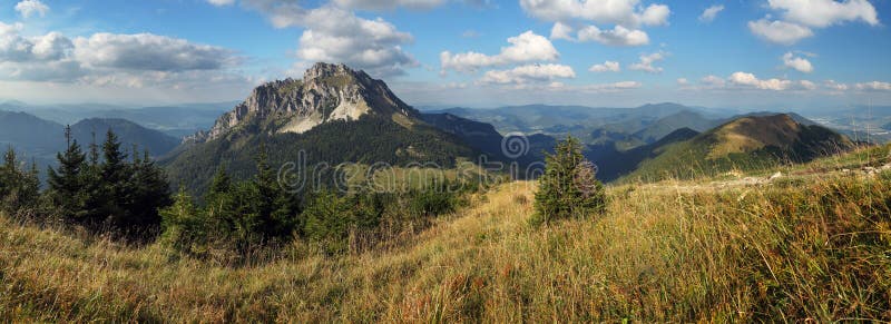 Horské panorama na Slovensku