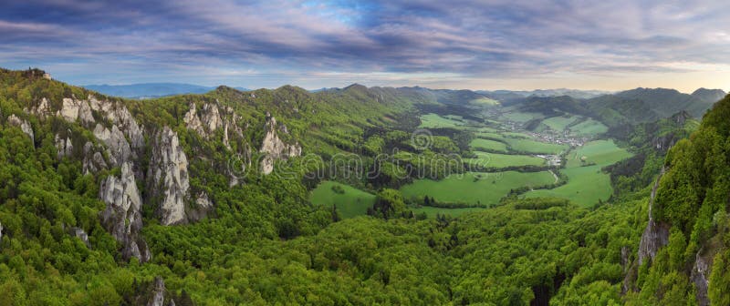 Mountain panorama - Sulov, Slovakia